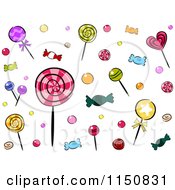 Poster, Art Print Of Background Of Candies