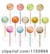 Poster, Art Print Of Swirl Lollipops