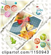 Poster, Art Print Of Christmas Candy Background With Bells