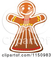 Christmas Gingerbread Woman Cookie