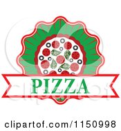 Poster, Art Print Of Pizza Logo