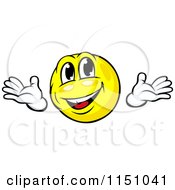 Poster, Art Print Of Friendly Yellow Emoticon Smiley
