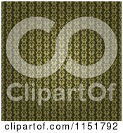 Poster, Art Print Of Ornate Green Wallpaper Pattern