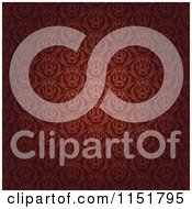 Poster, Art Print Of Ornate Red Wallpaper Pattern