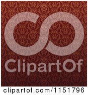 Poster, Art Print Of Ornate Red Wallpaper Pattern