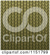 Poster, Art Print Of Ornate Green Wallpaper Pattern