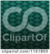 Poster, Art Print Of Ornate Green Wallpaper Pattern