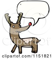 Poster, Art Print Of Talking Christmas Reindeer