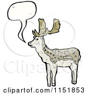 Poster, Art Print Of Talking Buck Deer