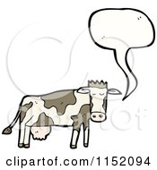 Poster, Art Print Of Talking Cow