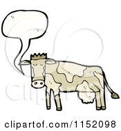 Poster, Art Print Of Talking Cow