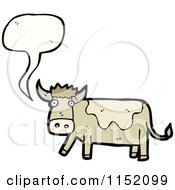 Poster, Art Print Of Talking Cow