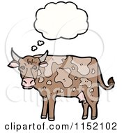 Poster, Art Print Of Thinking Cow