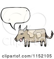 Poster, Art Print Of Talking Cow