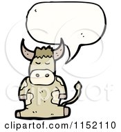 Poster, Art Print Of Talking Cow