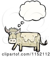 Poster, Art Print Of Thinking Cow