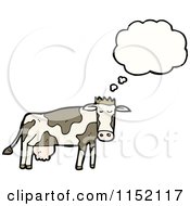 Poster, Art Print Of Thinking Cow