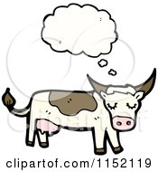 Poster, Art Print Of Thinking Cow
