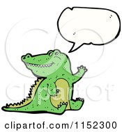Poster, Art Print Of Talking Crocodile