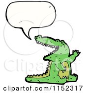 Poster, Art Print Of Talking Crocodile