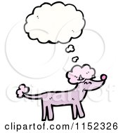 Poster, Art Print Of Thinking Poodle