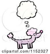 Poster, Art Print Of Thinking Poodle