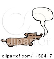 Poster, Art Print Of Talking Dachshund Dog