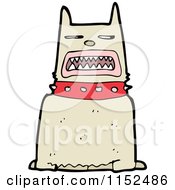 Cartoon Of A Dog Royalty Free Vector Illustration