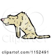 Cartoon Of A Dog Royalty Free Vector Illustration