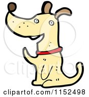 Cartoon Of A Dog Royalty Free Vector Illustration