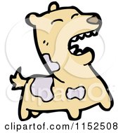 Cartoon Of A Dog Royalty Free Vector Illustration