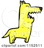 Cartoon Of A Dog Royalty Free Vector Illustration