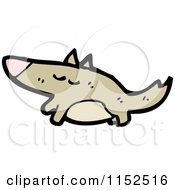 Cartoon Of A Dog Royalty Free Vector Illustration