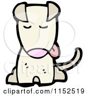 Cartoon Of A Dog Royalty Free Vector Illustration