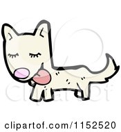 Cartoon Of A Dog Royalty Free Vector Illustration