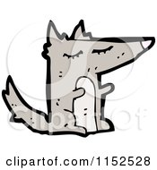 Cartoon Of A Dog Royalty Free Vector Illustration