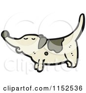 Cartoon Of A Dog Royalty Free Vector Illustration