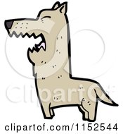 Cartoon Of A Dog Royalty Free Vector Illustration