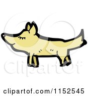 Cartoon Of A Dog Royalty Free Vector Illustration