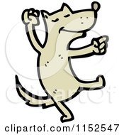 Cartoon Of A Dog Royalty Free Vector Illustration