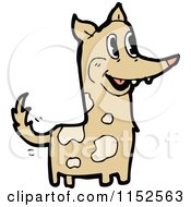 Cartoon Of A Dog Royalty Free Vector Illustration