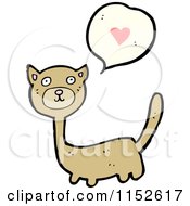 Poster, Art Print Of Cat Talking About Love