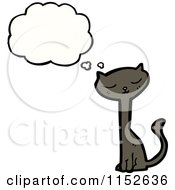 Poster, Art Print Of Thinking Cat