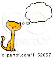 Poster, Art Print Of Thinking Cat