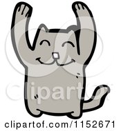 Cartoon Of A Cat Royalty Free Vector Illustration