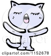 Cartoon Of A Cat Royalty Free Vector Illustration