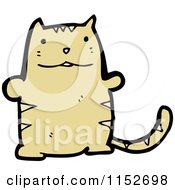 Cartoon Of A Cat Royalty Free Vector Illustration