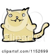 Cartoon Of A Cat Royalty Free Vector Illustration