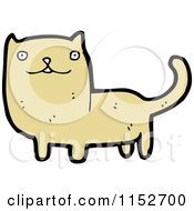 Cartoon Of A Cat Royalty Free Vector Illustration