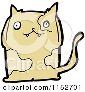 Cartoon Of A Cat Royalty Free Vector Illustration